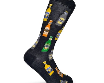 Beer lover birthday socks /30th gift Men & Women gift/ 50th birthday / Sons 40th duck socks/  Organic cotton socks