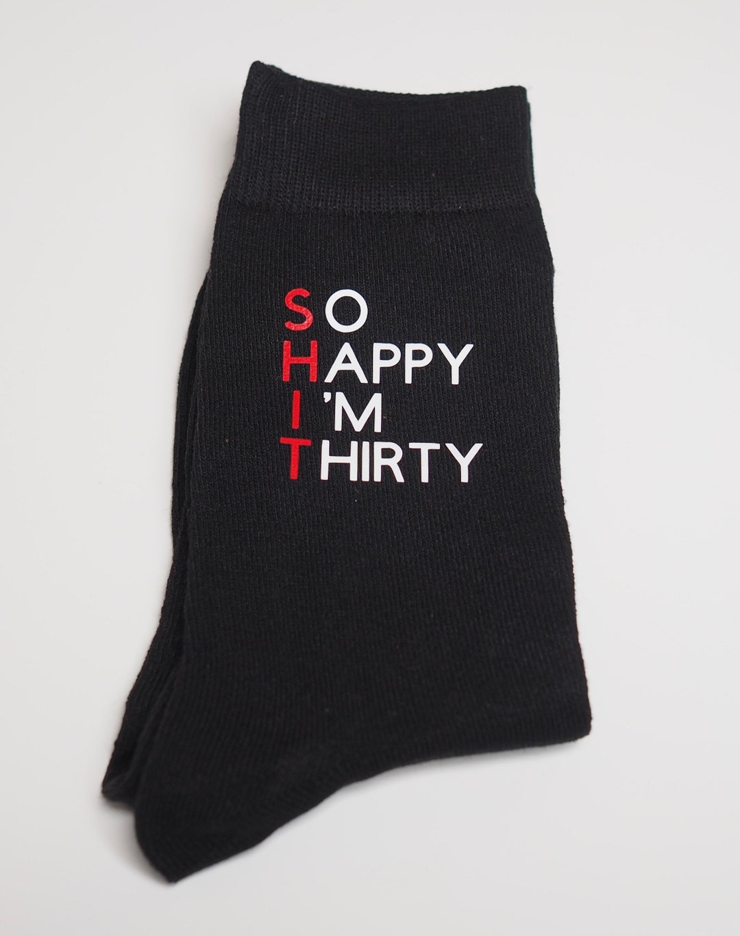 Shit Socks/30th Birthday Socks/ 30th Gift/ Swear Socks/novelty Socks ...
