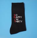 Shit socks/30th Birthday socks/ 30th gift/ Swear socks/Novelty socks/ Men’s black socks