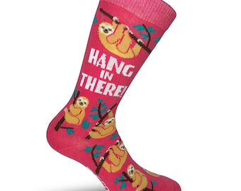 Sloth lover birthday socks /30th gift  Women gift/ 50th birthday Nan/  40th outdoor socks/  Organic cotton socks/ sloth gift for sister