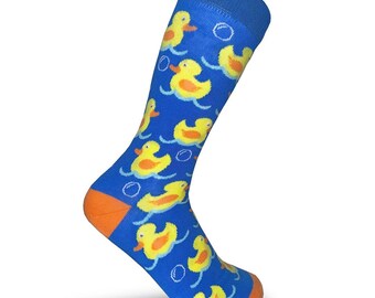 Duck lover birthday socks /30th gift Men & Women gift/ 50th birthday / Sons 40th duck socks/  Organic cotton socks