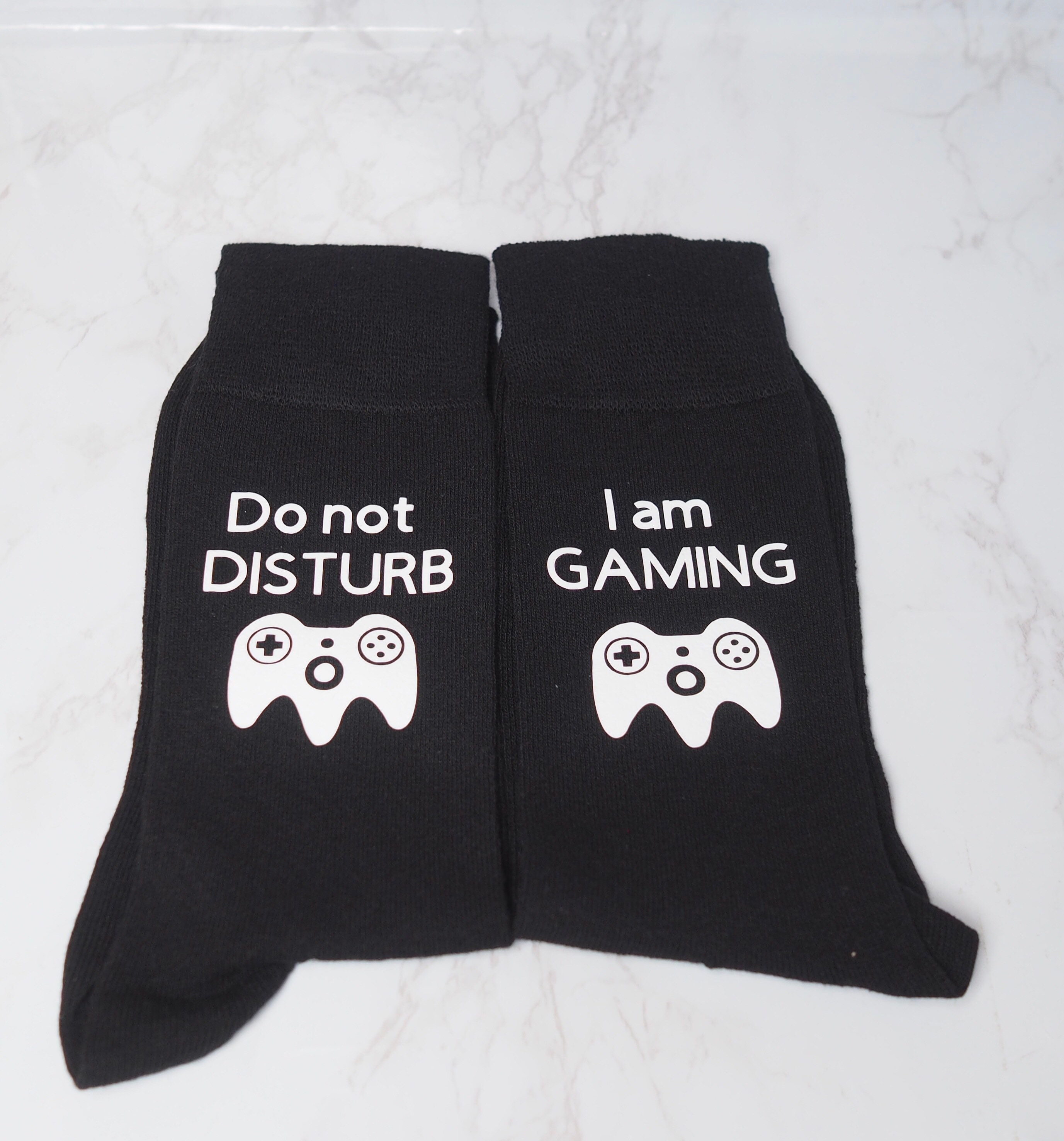 Do not disturb Im gaming/ Casual socks/ Gaming socks Etsy