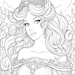 Five Beautiful Princess Coloring Sheets for Instant Download - Etsy