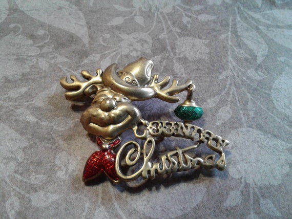 Danecraft "Country Christmas" Reindeer with a Red