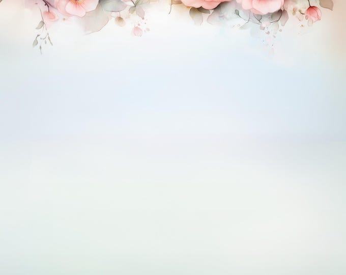 Sweet Blossoms Digital Papers/Backgrounds for Instant Download