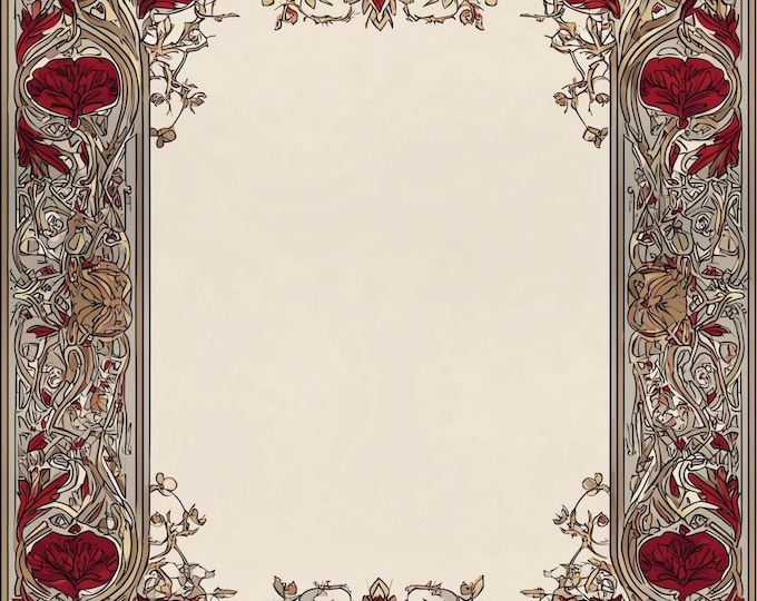 Celtic Hearts Writing Papers (Digital Download)