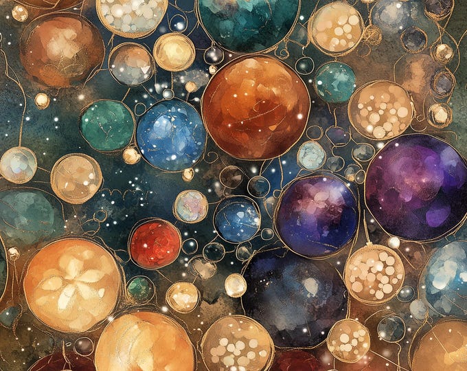 Five Tiny Jewels Christmas Background Journaling Papers to Download and Print at Home, 8.5 x 11
