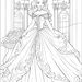 Five Beautiful Princess Coloring Sheets for Instant Download - Etsy