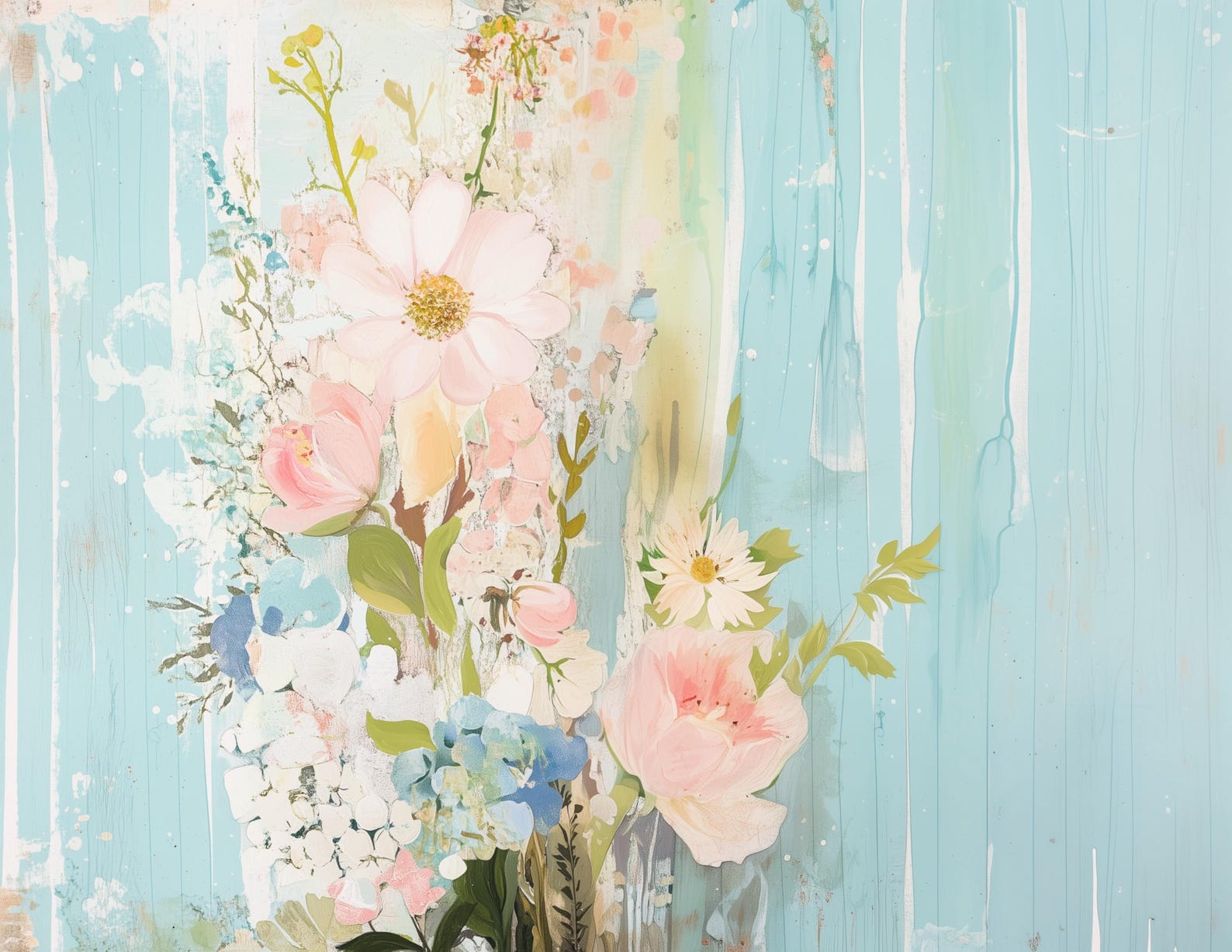 Scrap File Spring Blue Spring Landscape Scrap/background Papers, 11 X 8.5--JPG FILES--300 ...