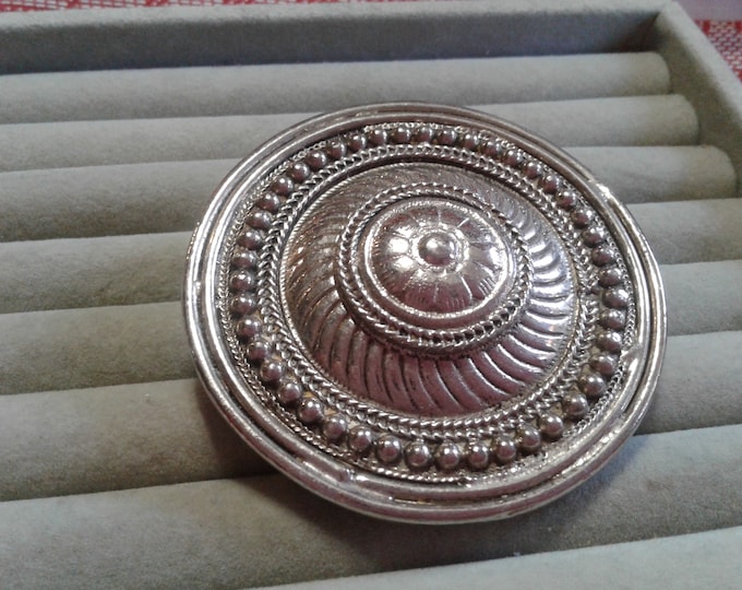 Dauplaise Large Shield Shaped Enhancer for a Scarf or Necklace