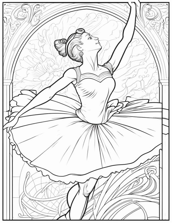 Dancing Coloring Pages Printable for Free Download