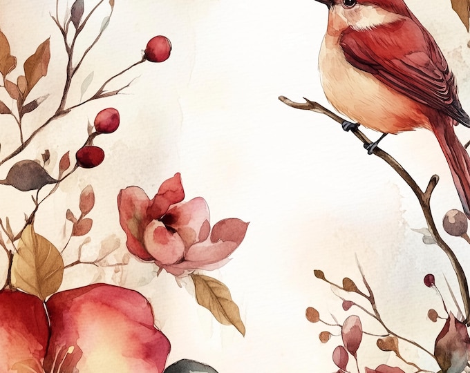 Vibrant Flower Background/Journaling Papers to Use Digitally or Print Yourself, Instant Download