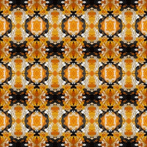 Black and Yellow Dollhouse Floor Wall Tile Patterns to Download and Print--JPG--8.5 x 11