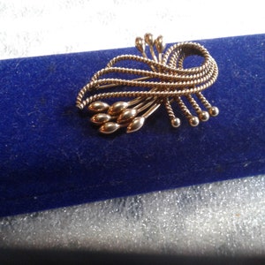 Harry S Bick 1/20th 12K Goldfilled Elegant Spray Brooch