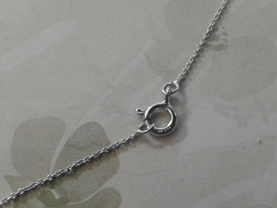 Delicate Sterling Silver Interlocking Heart Neckl… - image 5