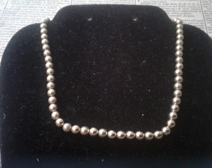 Napier Short Goldtone Chain Strung Beaded Necklace, Two Styles Available