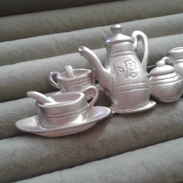 Teapot Brooch Etsy