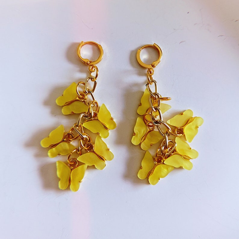 Butterfly Chain Earrings