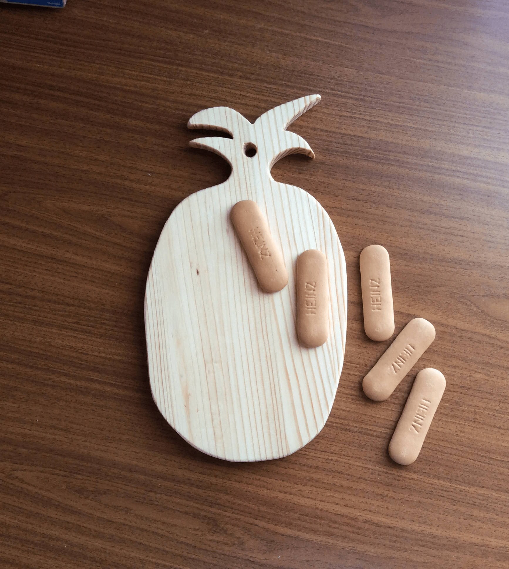 Wooden handmade pineapple cutting board serving board wooden Etsy