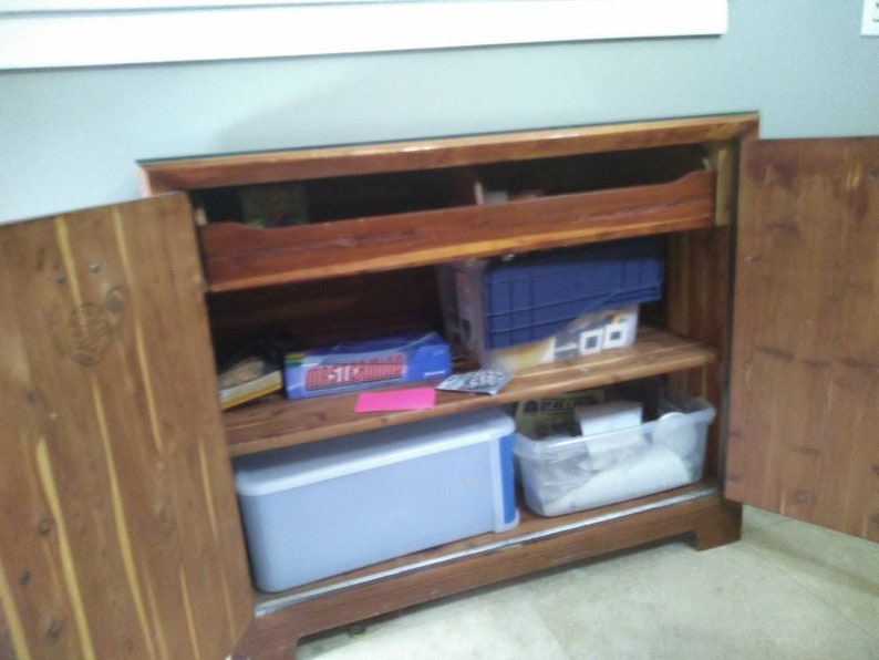 Upright Cedar Chest 2 Door Style by Roos Sweetheart Etsy