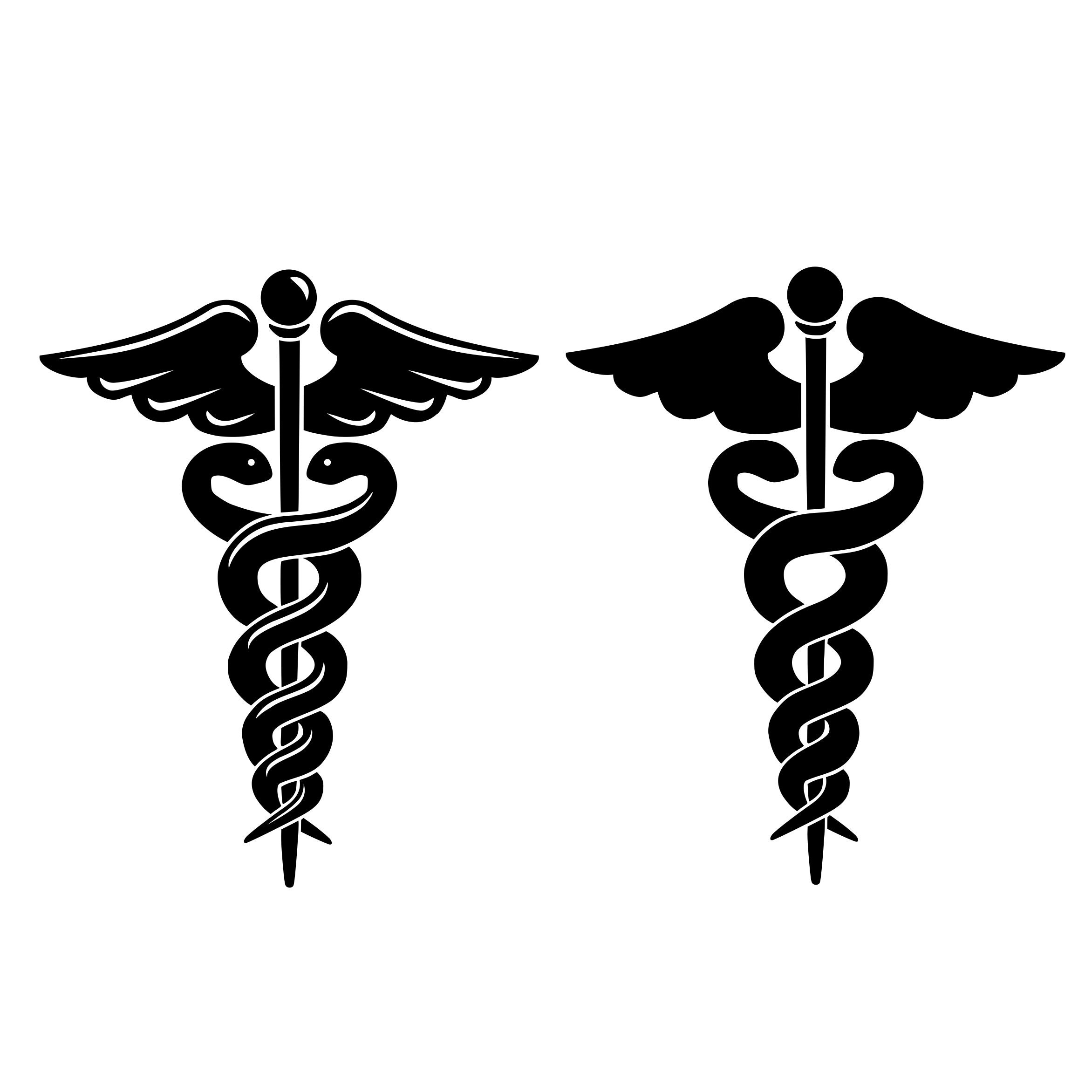 Caduceus Symbol SVG