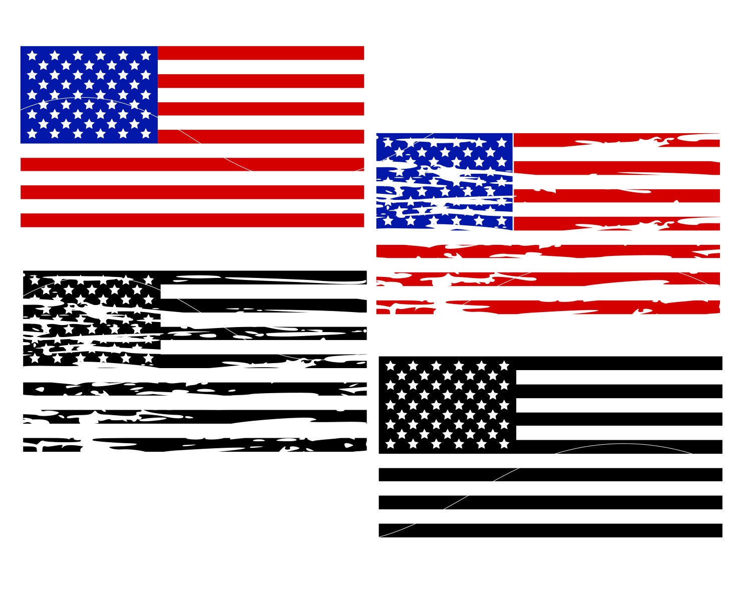 American flag distressed svg 4th of july svg Fourth of July