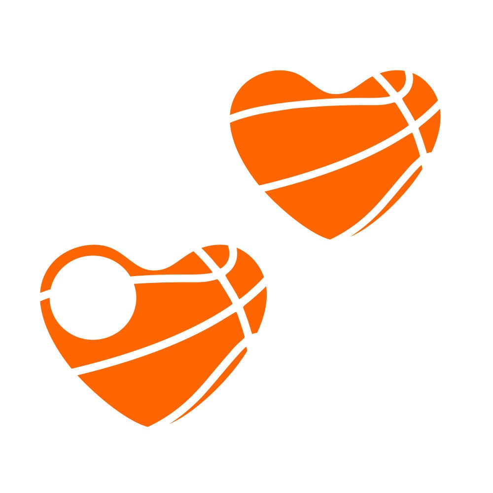 Download Basketball heart monogram Svg basketball svg Monogram svg | Etsy
