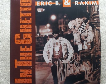 Vinyl Eric B. & Rakim 12" Single - In The Ghetto - 1990 Original 'MCA 12-53901' VG++/VG++ Free Shipping