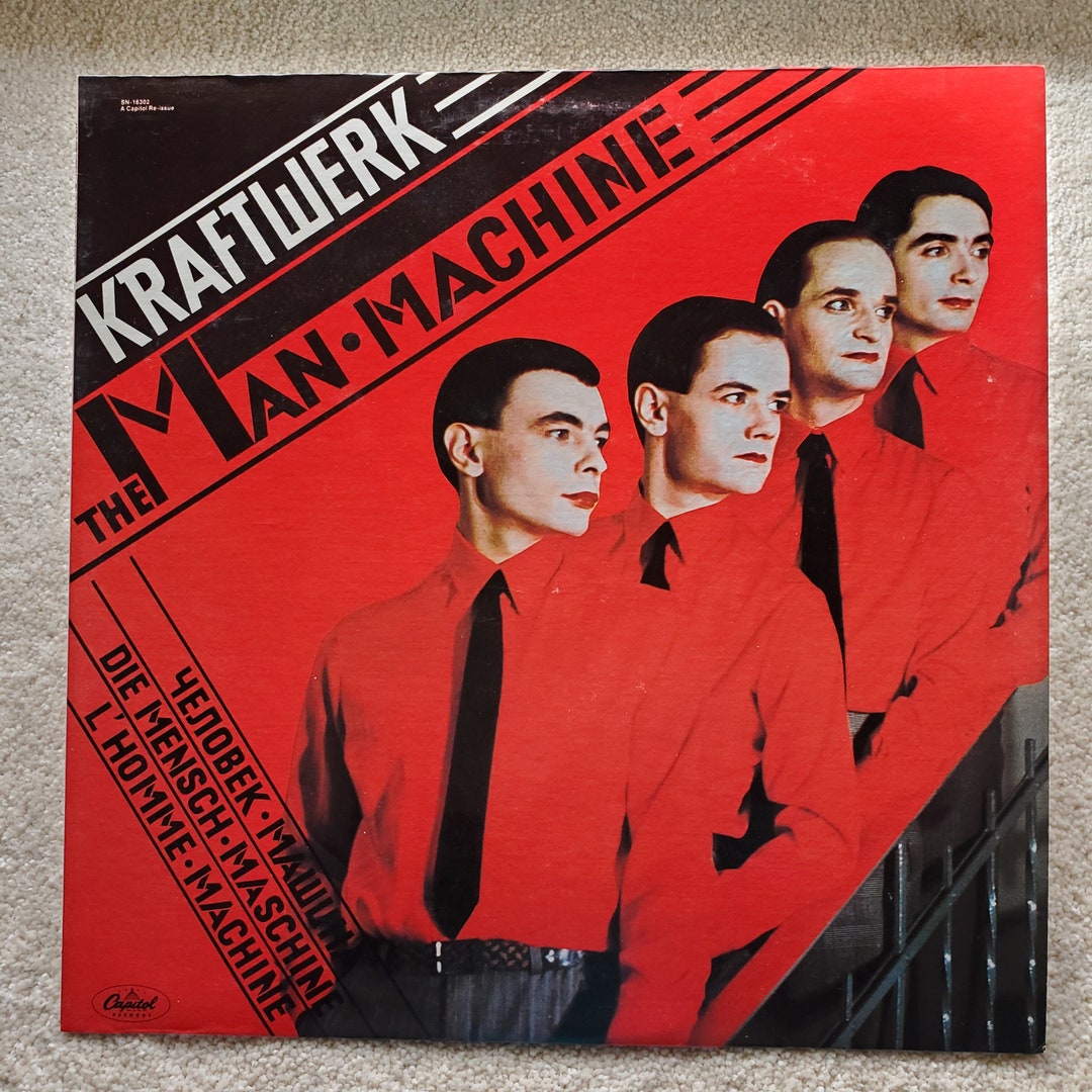 Kraftwerk Vinyl the Manmachine Lp 1979 Repress from Master Plates 'SN