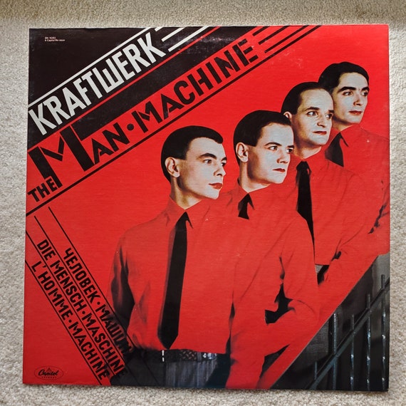 Kraftwerk the Man-machine Lp 1979 Repress from Master -