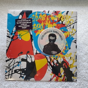 Sealed Vinyl Elvis Costello And The Attractions – Armed Forces Lp + 7&quot; - 1979 Original w/ Hype Sticker, Rare - Free Shipping