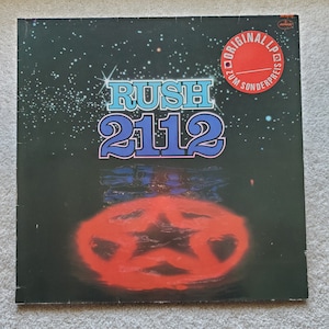 Vinyl Rush - 2112 lp - 1978 German Reissue NM/VG Gatefold + Hype Sticker, Import - Free Shipping