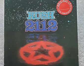 Vinyl Rush - 2112 lp - 1978 German Reissue NM/VG Gatefold + Hype Sticker, Import - Free Shipping