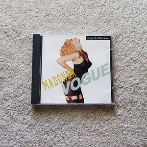 Madonna CD Single - Vogue - 1990 Original NM/VG+ I&#39;m Breathless, Strike-A-Pose - Free Shipping