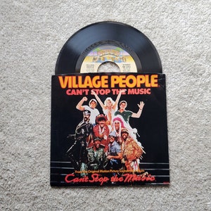Vinyl Village People – Can&#39;t Stop The Music - 1980 Original NM/VG++ Desert Label, Bruce Jenner -Free Shipping