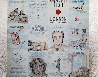 Vintage 1975 70s Apple Records Lennon Plastic Ono Band - Shaved