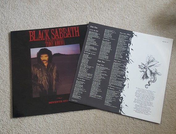 Black Sabbath Vinyl - Seventh Star Lp - 1986 Original German