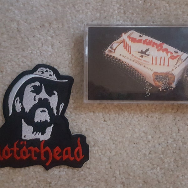 Motörhead Cassette - The Birthday Party 1990 Original '7 73536-4' NM/NM 10th Anniversary Show (LIVE 1985) w/ Lemmy Patch - Free Shipping