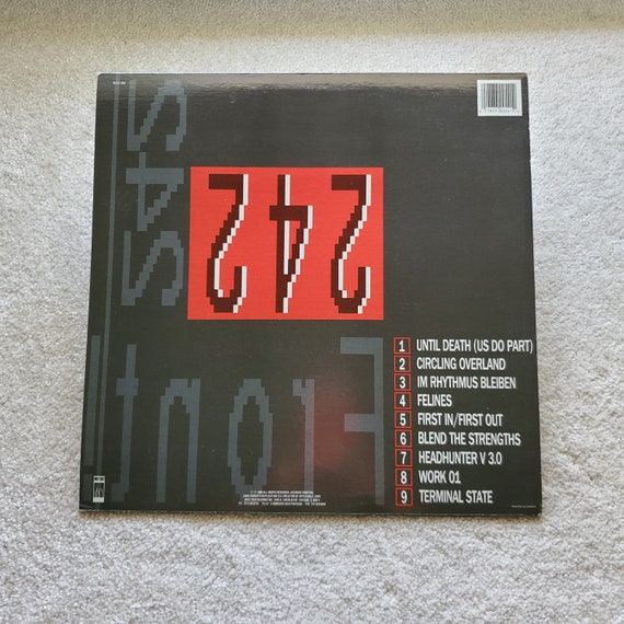 Vinyl Front 242 Front by Front Lp 1988 Original Wax Trax 'WAX 054' VG/VG W/  Printed Inner Free Shipping -  Israel