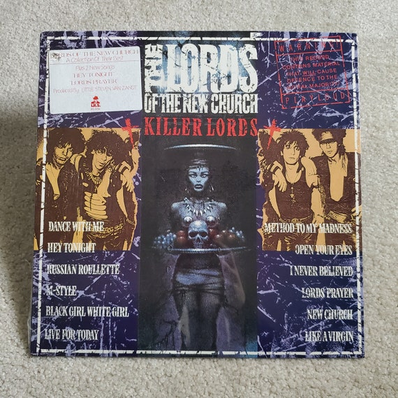 SEALED The Lords Of The New Church VinylKiller Lords lp 1986 Etsy