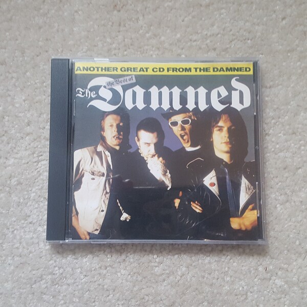 The Damned CD - Best Of ... (Another Great CD From The Damned) 1990 Reissue,White Rabbit, Love Song,New Rose (Live Version) Free Shipping