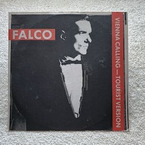 Rare Vinyl Falco (White Vinyl/12&quot; Single) - Vienna Calling (Tourist Version) - 1986 Import NM/VG+ Falco 3 Free Shipping
