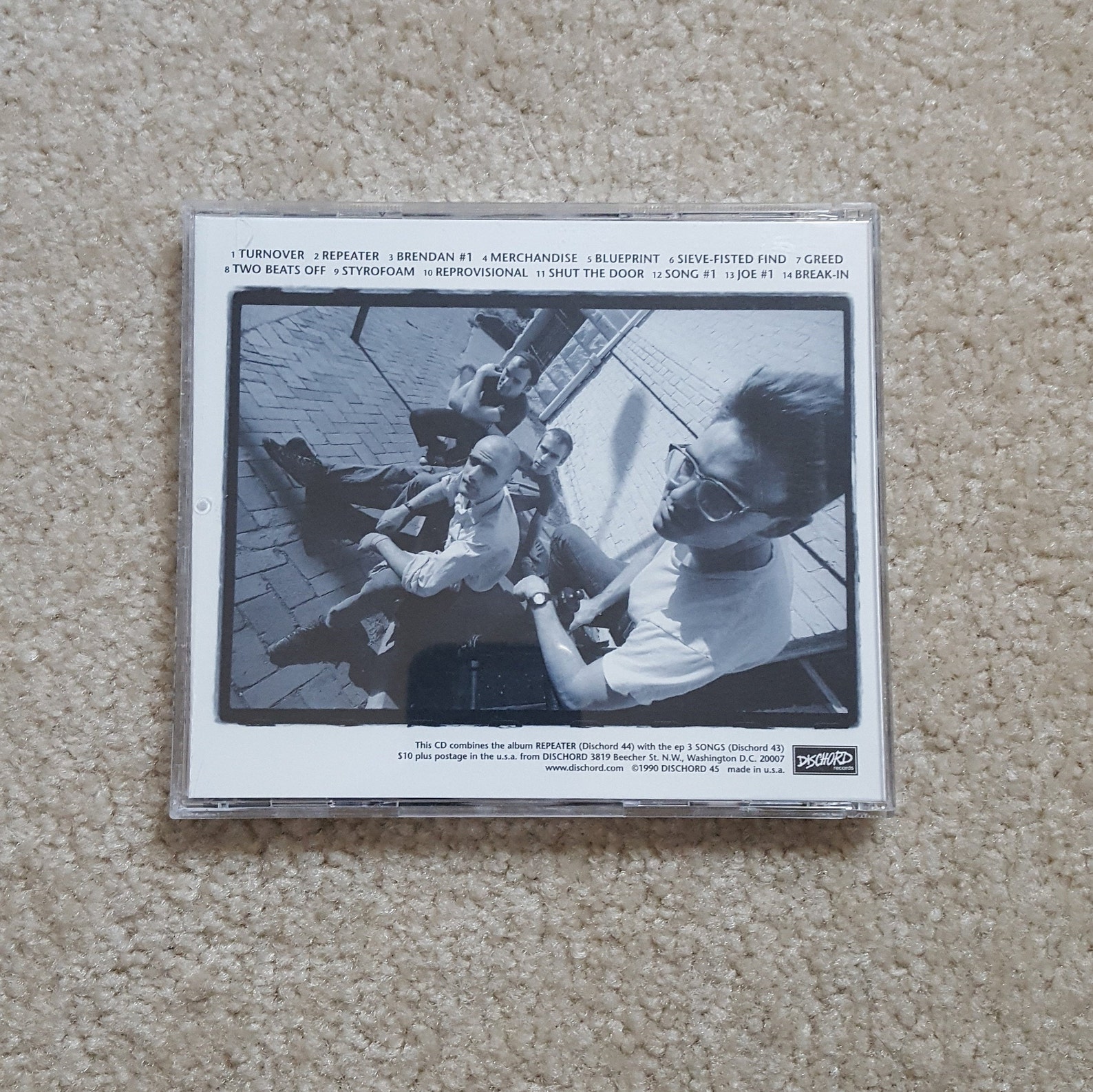 Fugazi CD Repeater 3 Songs 2017 Reissue Etsy