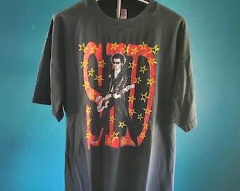 Sid Vicious Murder Headline Tee Sex Pistols Black Graphic 100