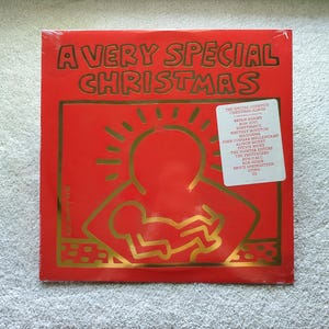 Keith Haring - A Very Special Christmas, Vinyl Record Album Keith Haring - A Very Special Christmas, Vinyl Record Album