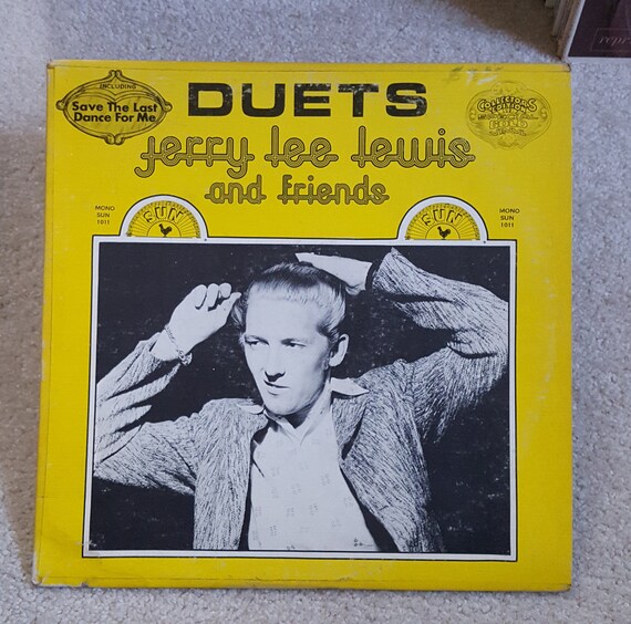 Vinyl (Mono) Jerry Lee Lewis And Friends - Duets Lp 1978 Original 