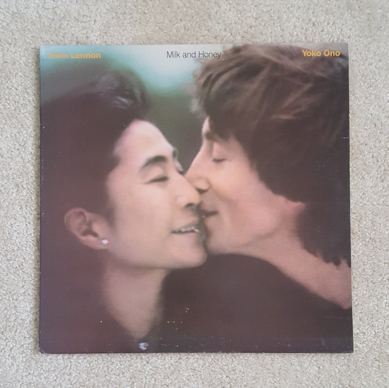 John 1' 1984 Milk Lp 160 Vinyl Printed W Lyric '817 And Yoko Lennonamp; Ono Free Original 1 Shipping Y NmvgNobody Told Me Honey L35q4ARj
