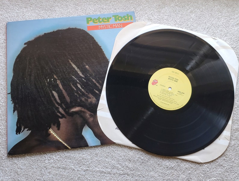 Peter Tosh Mystic Man Crop Tee Goldenrod