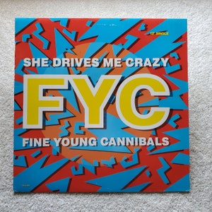 Fine Young Cannibals 12&quot; Vinyl Single - She Drives Me Crazy - 1989