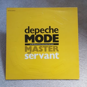 Limited Depeche Mode 12&quot; Single - Master And Servant (An ON-USound Science Fiction Dance Hall Classic) 1986 Original NM/VG+ Free Shipping